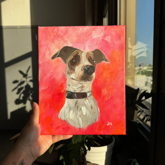 Custom Pet Portrait Painting