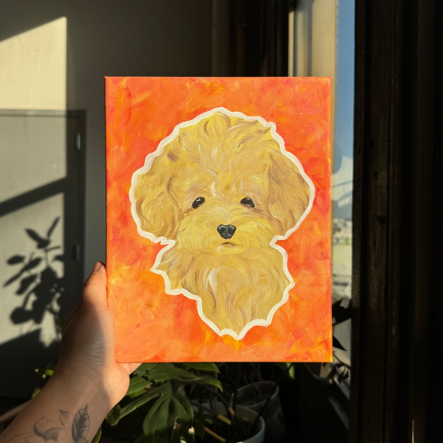 Custom Pet Portrait Painting