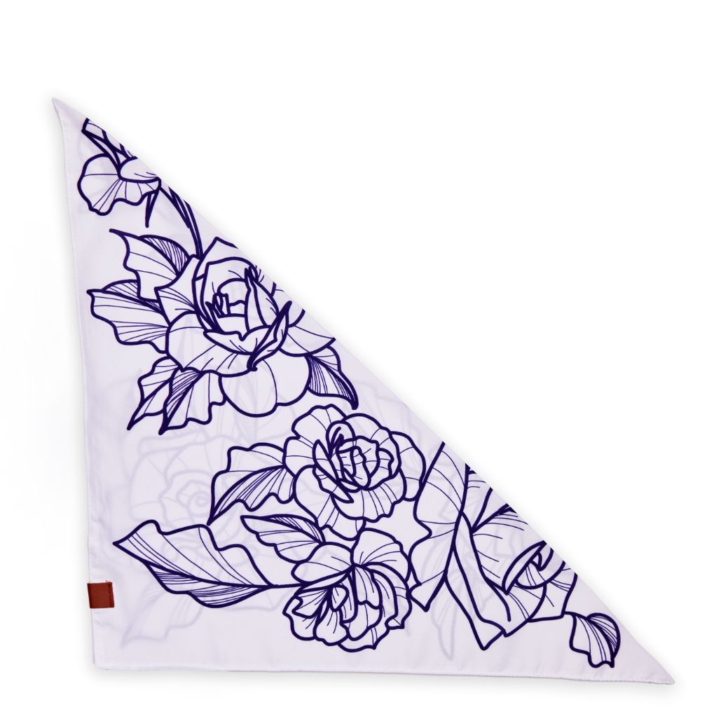 Porcelain Rose Pet Bandana