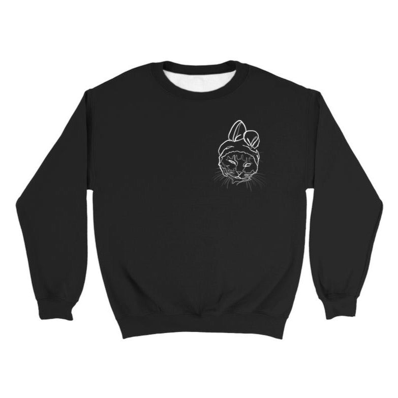 custom pet portrait sweatshirt