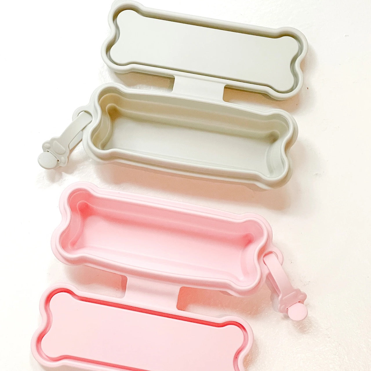 Pink Silicone Collapsible Treat Storage