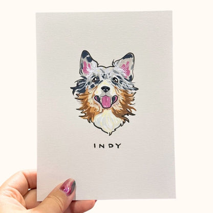 Mini Custom Pet Portrait Painting