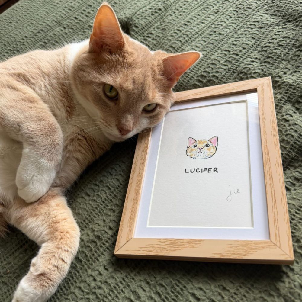Mini Custom Pet Portrait Painting