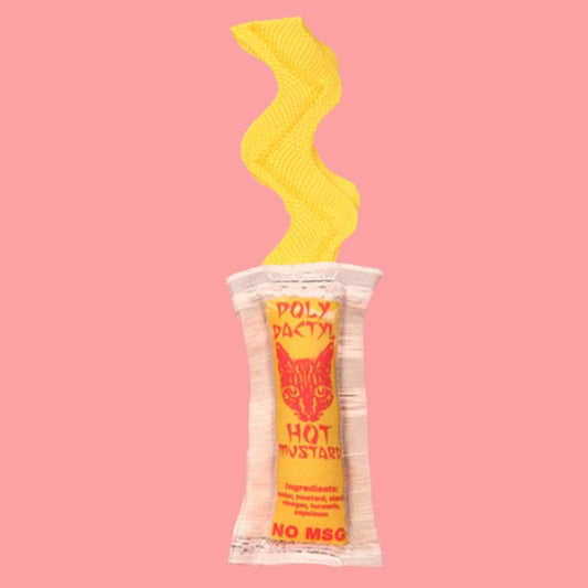 Hot Mustard Sauce Cat Toy