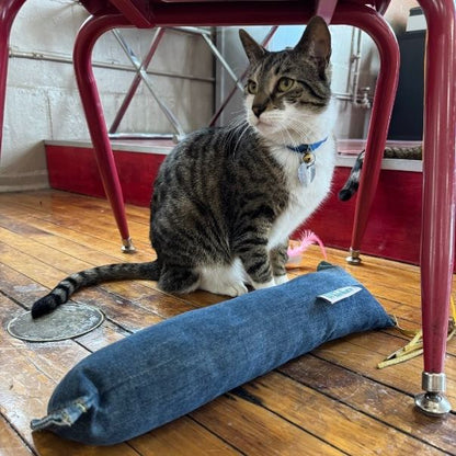 XL Denim Nood Catnip Toy