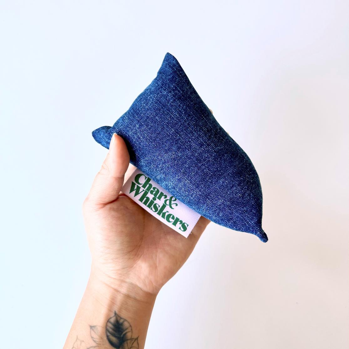 Jumbo Nugget Denim Catnip Toy