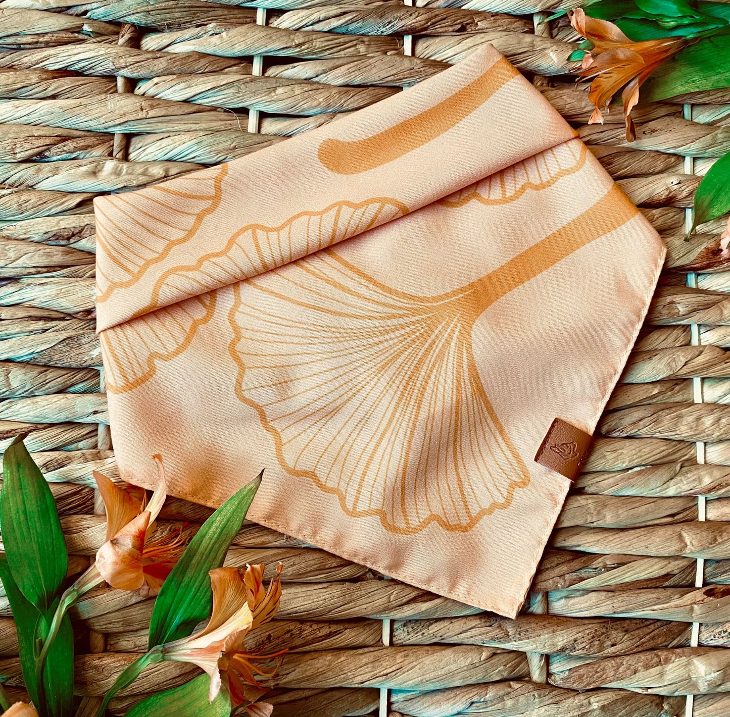 Ginkgo Leaf Pet Bandana